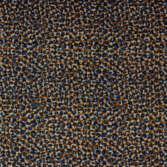 KATOEN SATIJN STRETCH DIERENHUID ROEST #7