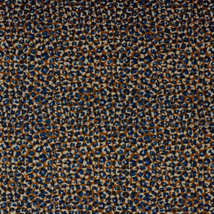 BAUMWOLLE SATIN STRETCH TIERHAUT RUST (hover)