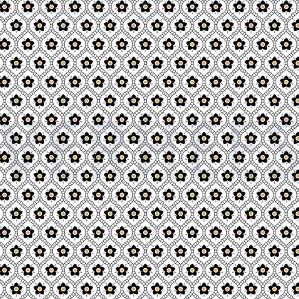 POPLIN FLOWERS WHITE (hover)