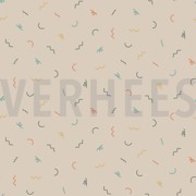 POPLIN CARS TRAFFIC LIGHT SAND (thumbnail)