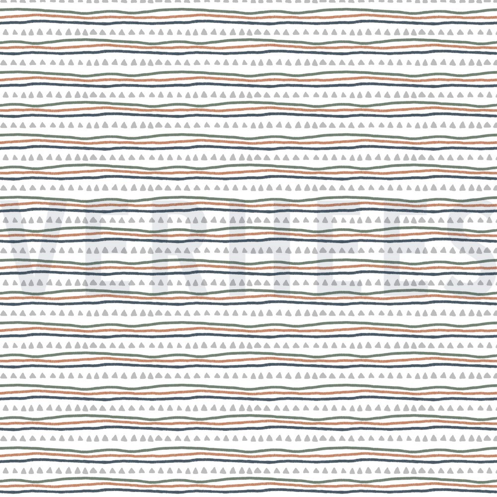 KATOENEN POPLIN GOTS BOUWVOERTUIGEN WIT