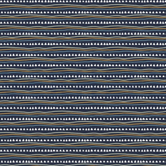 POPLIN GOTS CONSTRUCTION VEHICLES NAVY #7