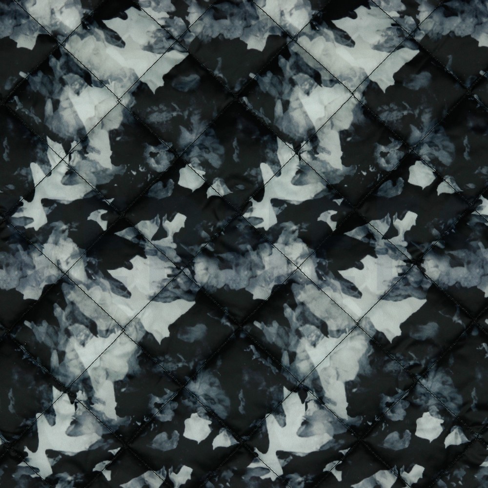 GEWATTEERD DIGITAAL ZWART / WIT