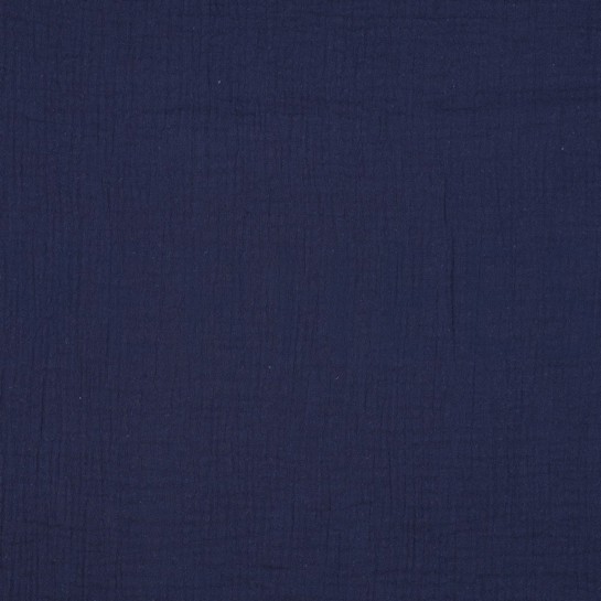 DOUBLE GAUZE MARINEBLAUW #7