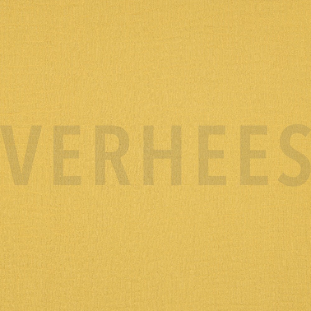 DOUBLE GAUZE ZACHT GEEL