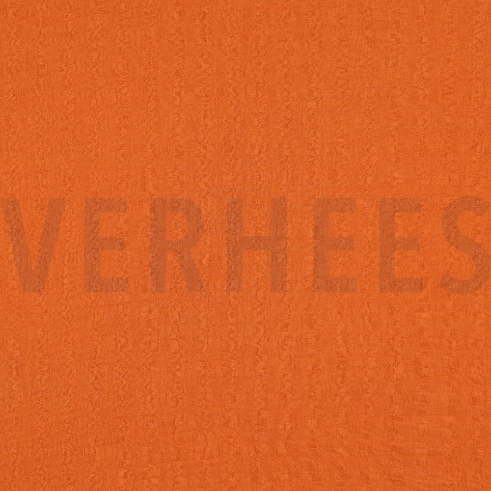 DOUBLE GAZE DE COTON ROUGE BRIQUE