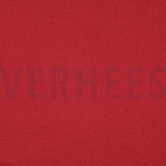 DOUBLE GAUZE BORDEAUXROOD #7