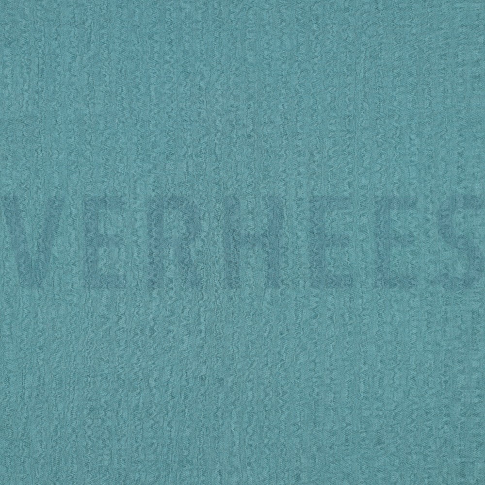 DOUBLE GAUZE SCHADUWBLAUW