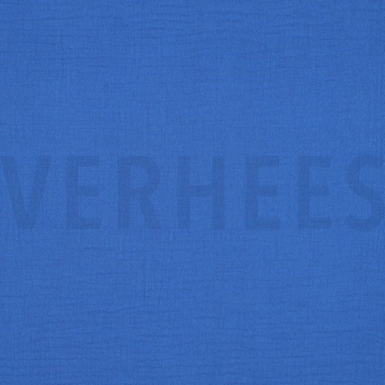 DOUBLE GAUZE KOBALTBLAUW #7