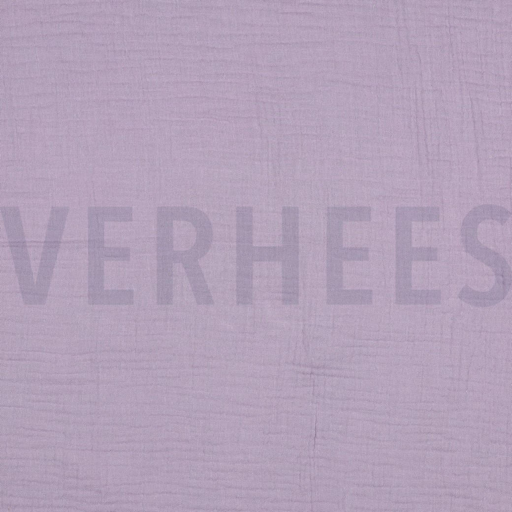 DOUBLE GAUZE DONKER LILA