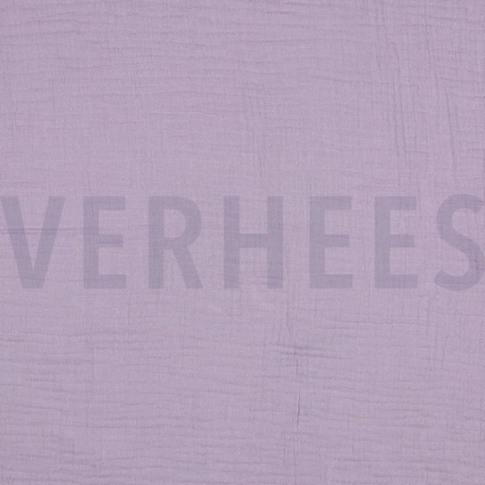 DOUBLE GAUZE DONKER LILA #7