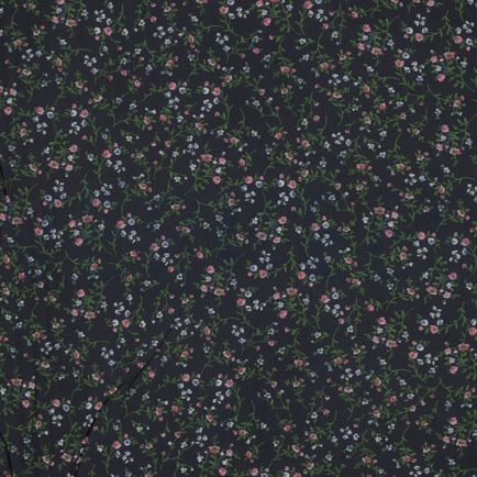 CHIFFON FLOWERS NAVY (hover)