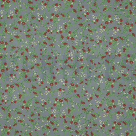 CHIFFON FLEURS GRIS (hover)