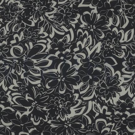 CHIFFON FLEURS NOIR (hover)