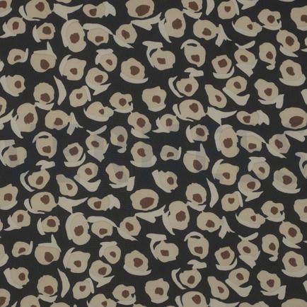 CHIFFON ABSTRACT SCHWARZ/SAND (hover)