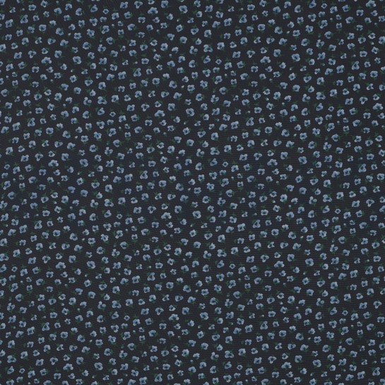 CHIFFON FLOWERS NAVY #7