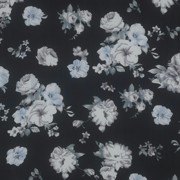 CHIFFON BLUMEN SCHWARZ (thumbnail)