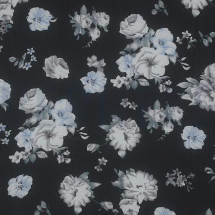 CHIFFON BLUMEN SCHWARZ (hover)