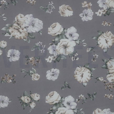 CHIFFON BLOEMEN GRIJS (hover)