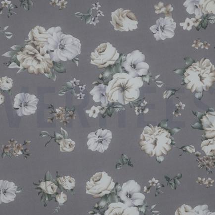 CHIFFON BLUMEN GRAU (hover)