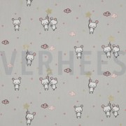 B-POPLIN GLITTER SWEET MOUSE LIGHT GREY (thumbnail)