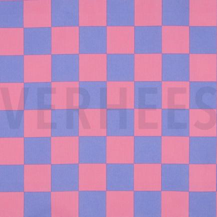 COTON ENDUIT CARREAUX ROSE (hover)