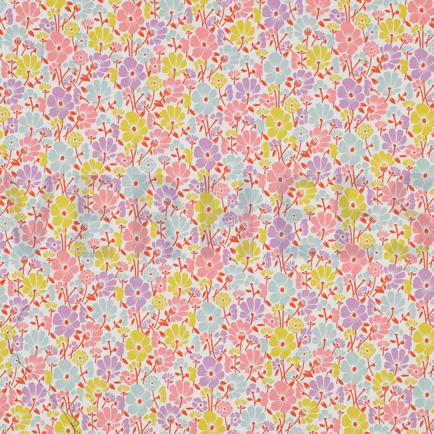 COATED KATOEN BLOEMEN WIT (hover)
