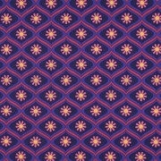 COATED COTTON FLOWERS NAVY (thumbnail)