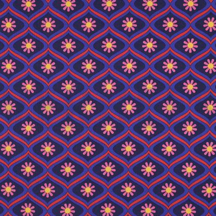 COATED KATOEN BLOEMEN MARINEBLAUW (hover)