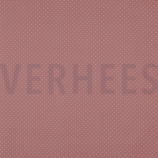 BESCHICHTETE BAUMWOLLE KLEINE PUNKTE ALTROSA #7