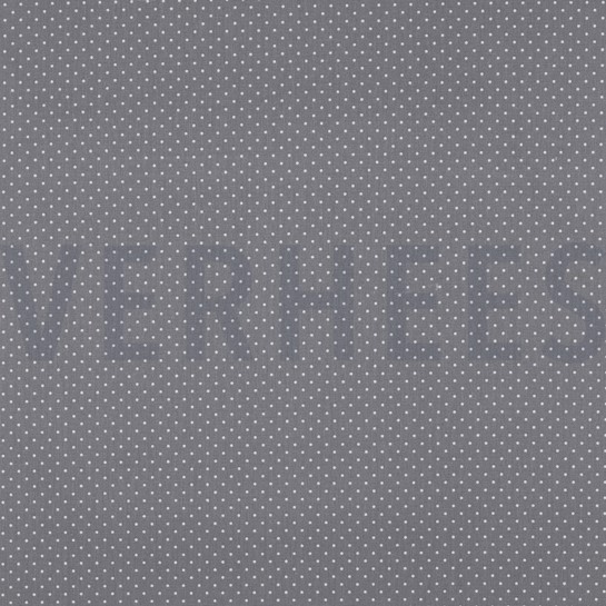 BESCHICHTETE BAUMWOLLE KLEINE PUNKTE GRAU #7