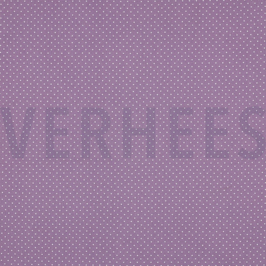 COATED COTTON PETIT DOTS LILAC