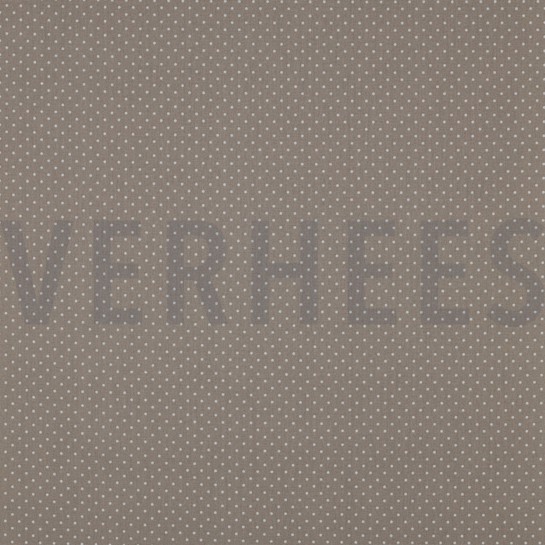 BESCHICHTETE BAUMWOLLE KLEINE PUNKTE SAND #7