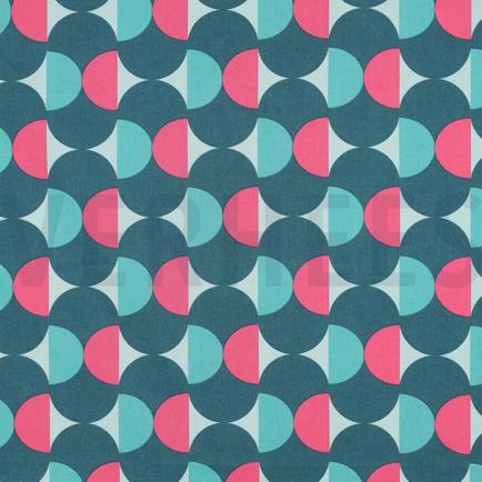 COTON ENDUIT GRAPHIQUE PÉTROLE (hover)
