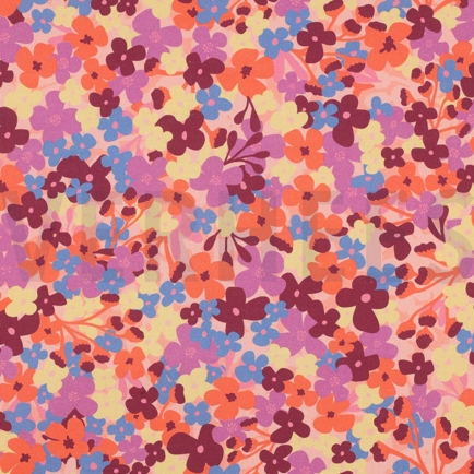 COATED KATOEN BLOEMEN PERZIK (hover)