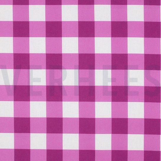 COTON ENDUIT CARREAUX VIOLET #7