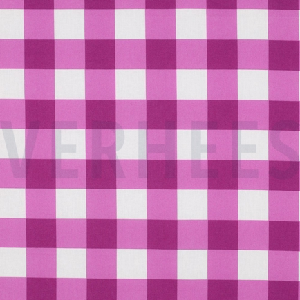 BESCHICHTETE BAUMWOLLE KAROS LILA/VIOLETT (hover)