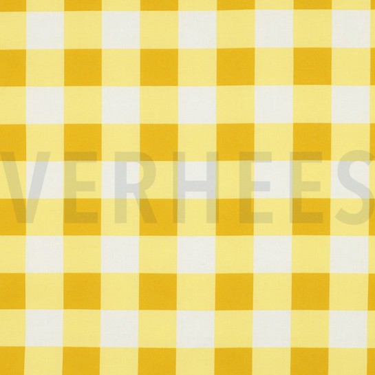 COATED COTTON CHECKS YELLOW #7