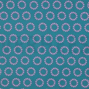 BESCHICHTETE BAUMWOLLE KREISE PETROL (thumbnail)