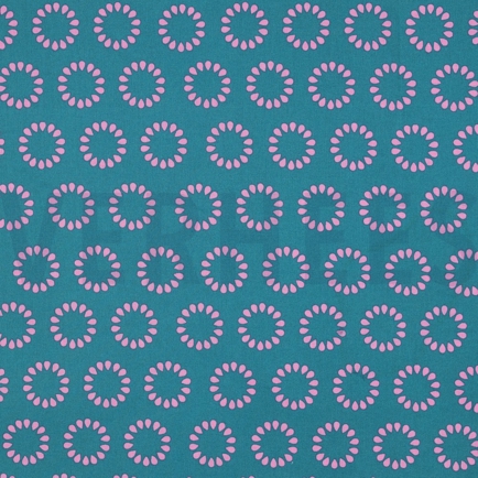 COATED KATOEN CIRKELS PETROL (hover)