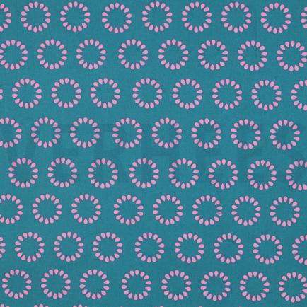 COTON ENDUIT CERCLES PÉTROLE (hover)
