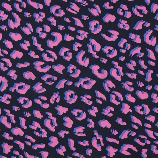 BESCHICHTETE BAUMWOLLE TIERHAUT MARINEBLAU #7