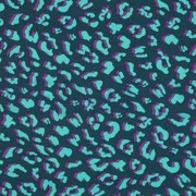 BESCHICHTETE BAUMWOLLE TIERHAUT PETROL (thumbnail)