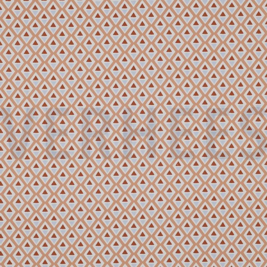 BESCHICHTETE BAUMWOLLE ABSTRACT HELL APRIKOSE #7