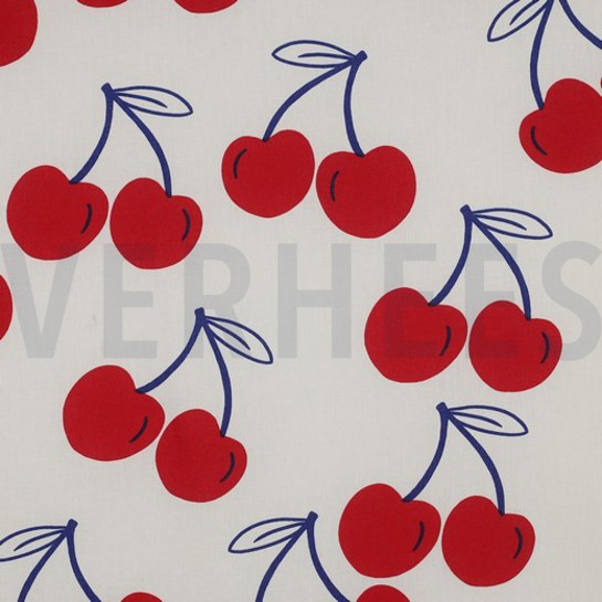 COATED KATOEN KERSEN GEBROKEN WIT #7