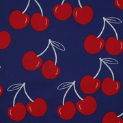 COATED COTTON CHERRIES COBALT (thumbnail)