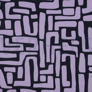COTON ENDUIT ABSTRACT LAVANDE (thumbnail)