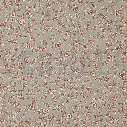 COATED KATOEN KLEINE BLOEMEN BEIGE (hover)