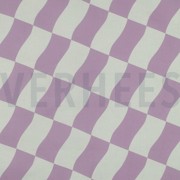 COTON ENDUIT CARREAUX LILAS (thumbnail)