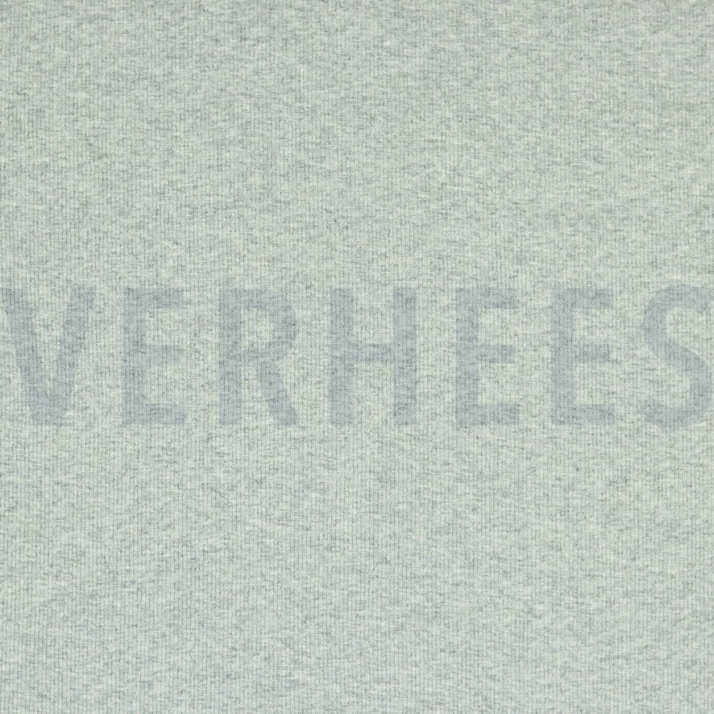 RIPPENBÜNDCHEN HELLGRAU MELIERT